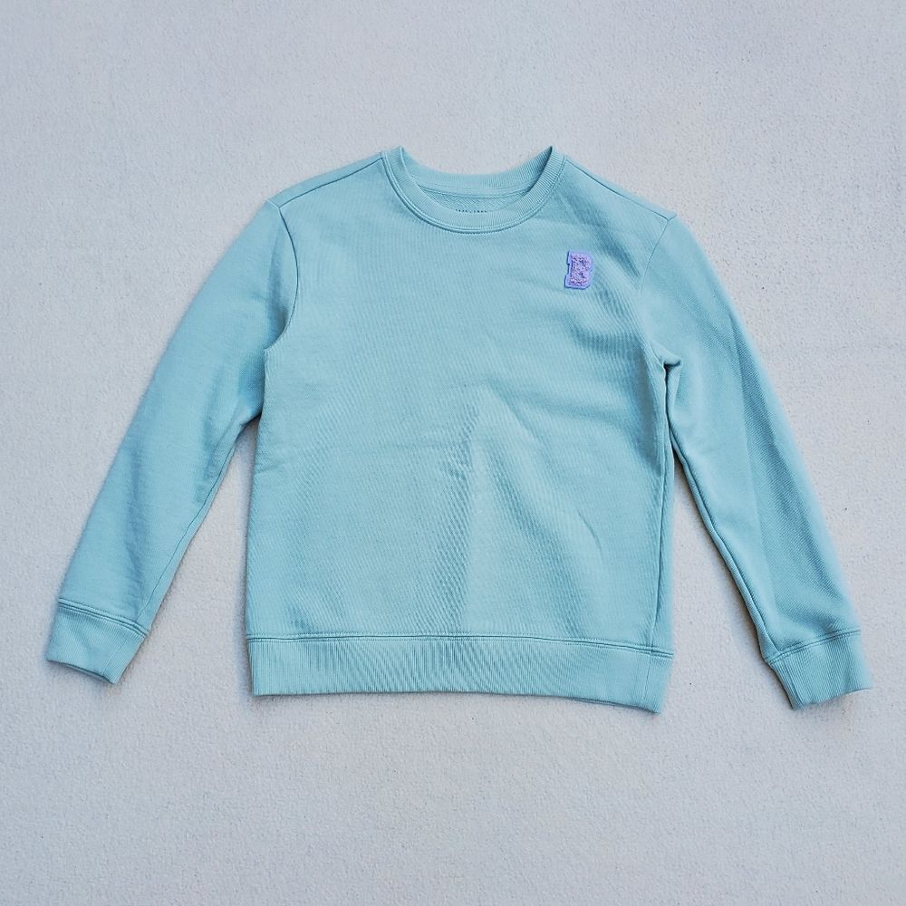 NWOT Hart + Land Silt-Green Crew Neck Organic Sweatshirt Size 8